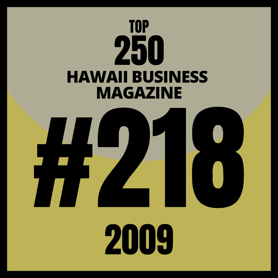 We Made the List!  HFA enters the Top 250 at #218 in Hawaii Business’ List of Companies