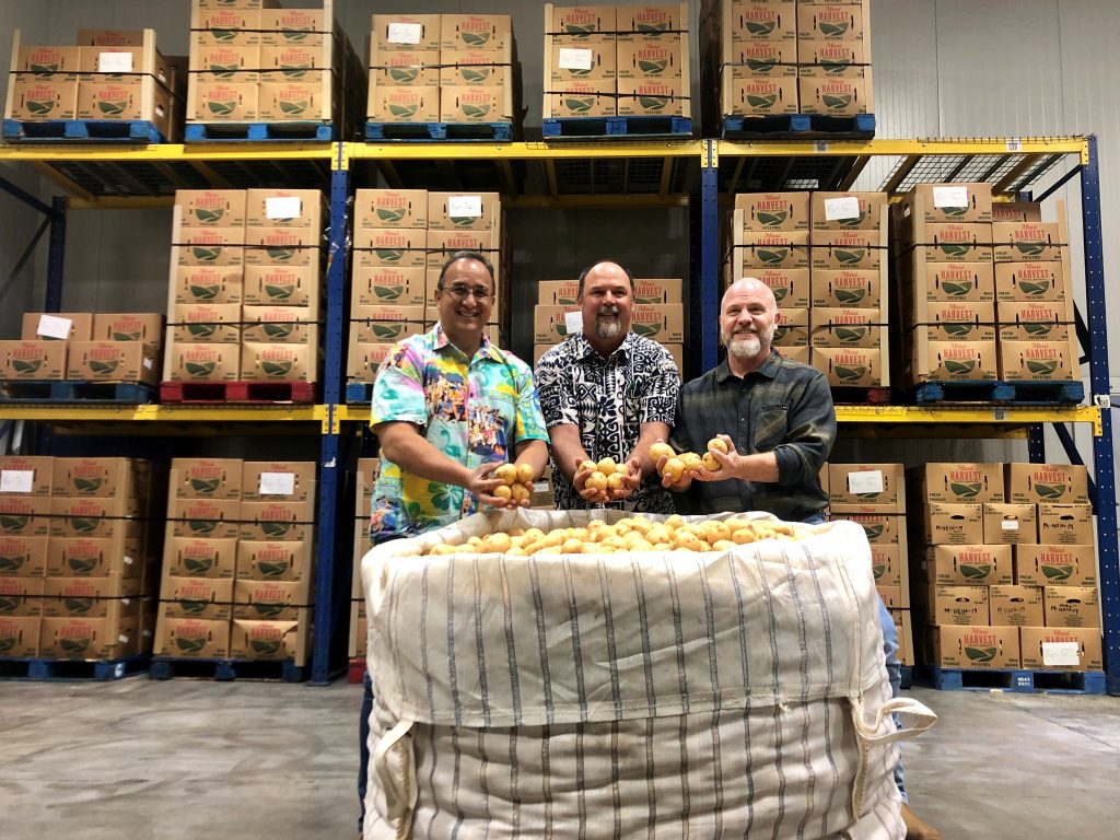 Donating locally-grown potatoes and transportation during the pandemic