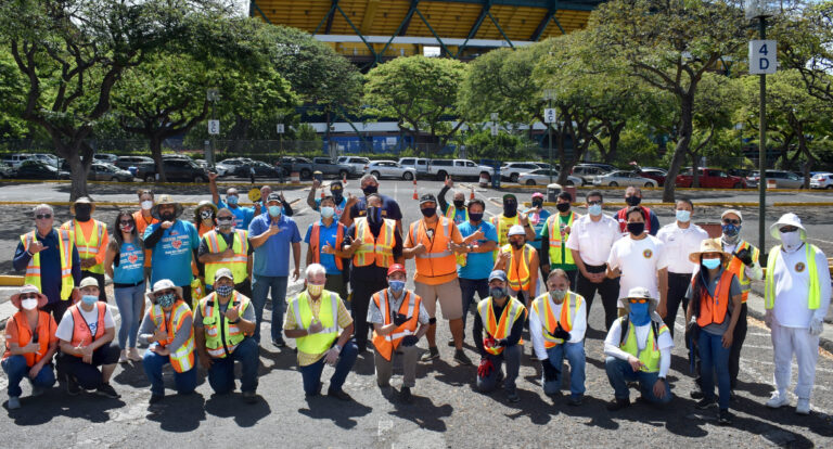 HFA staff at Aloha Stadium