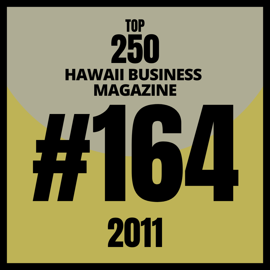 Read more about the article Ranks at #164 on Hawaii Business Top 250