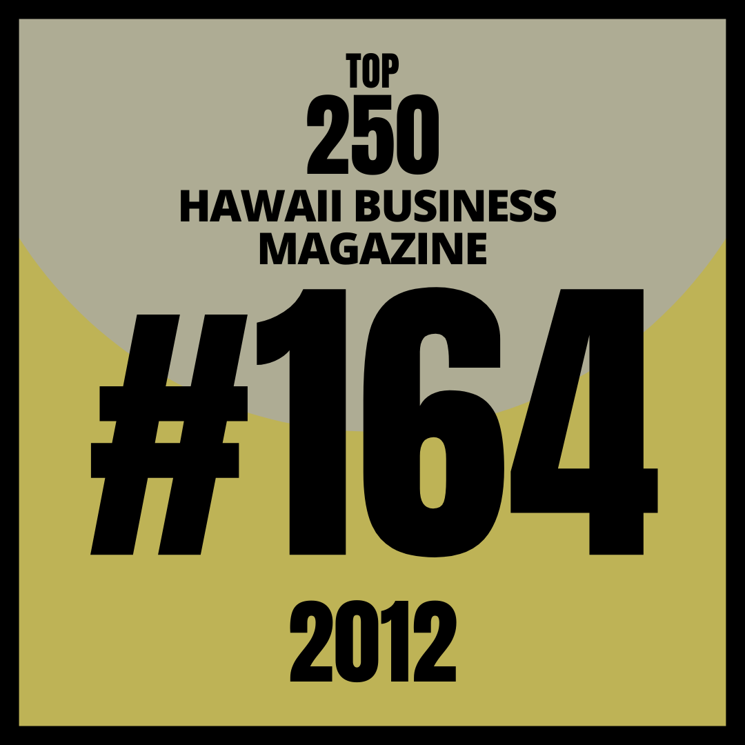 Read more about the article Ranks at #164 on Hawaii Business Top 250