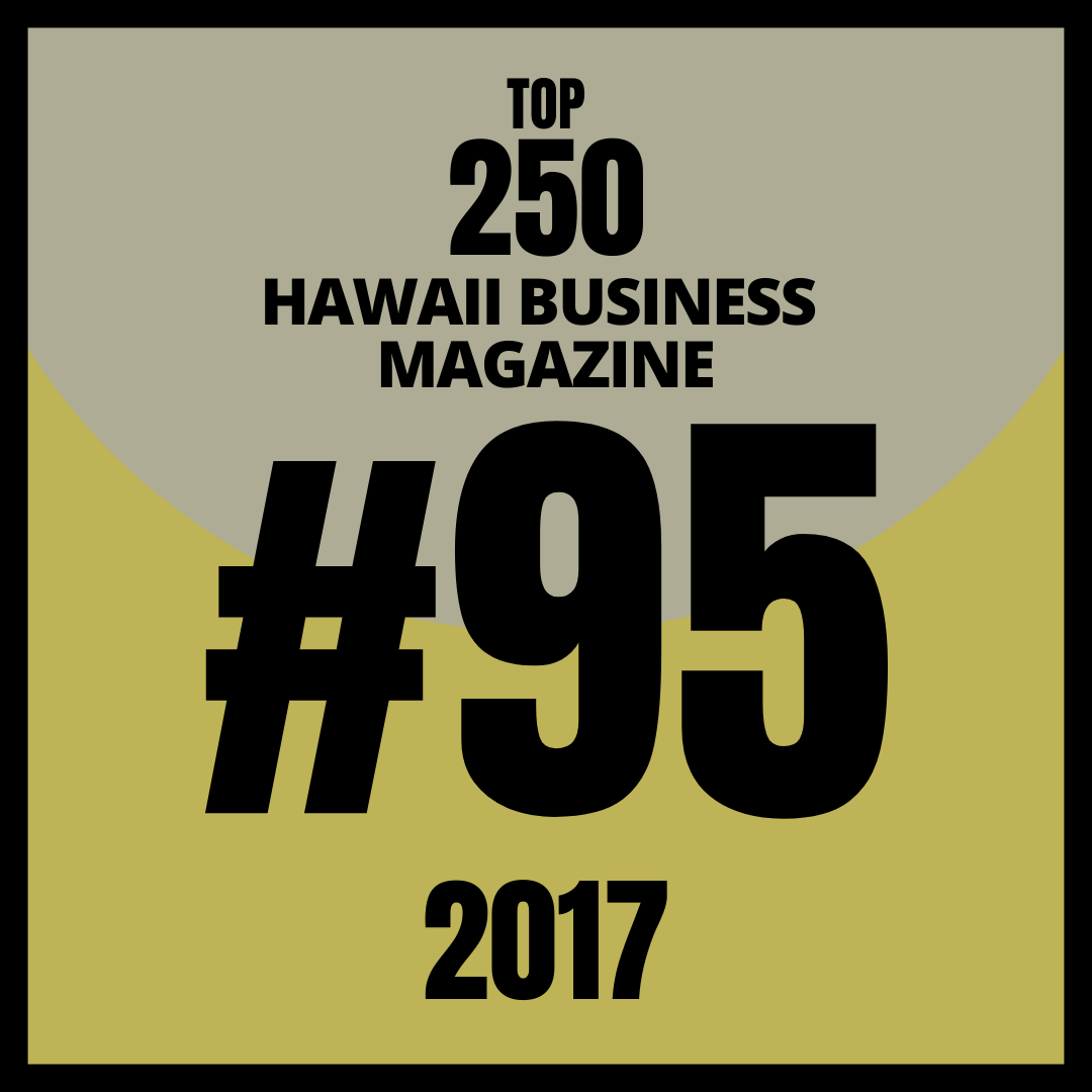 Read more about the article Ranks at #95 on Hawaii Business Top 250