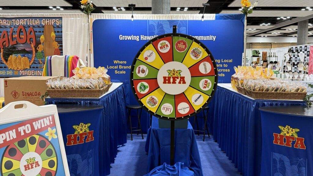 HFA booth at Made In Hawaii 2026 festival.